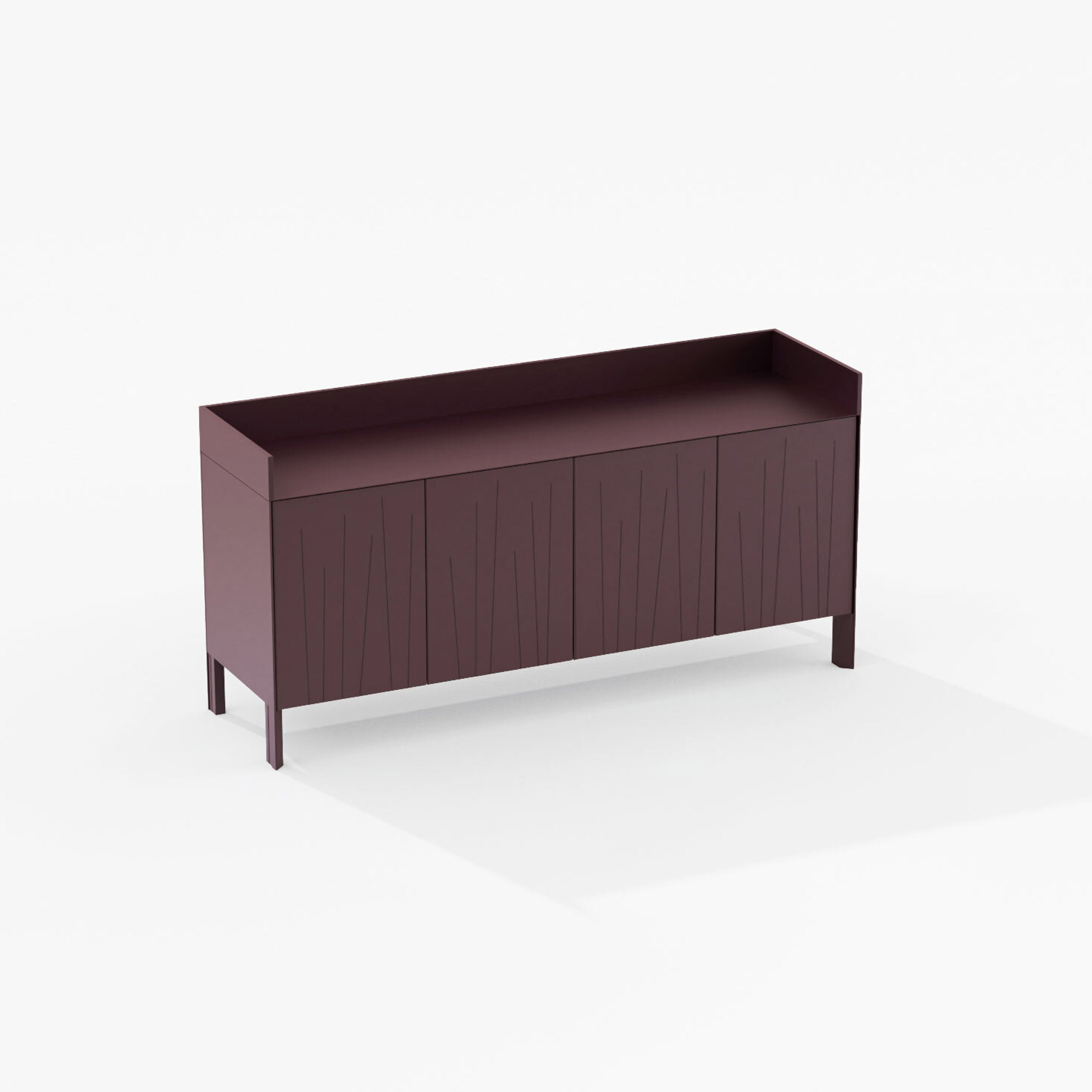 Ninfea | Madia con sponda rialzata 180 x 51 x h 92 cm Ninfea | Madia con sponda rialzata 180 x 51 x h 92 cm