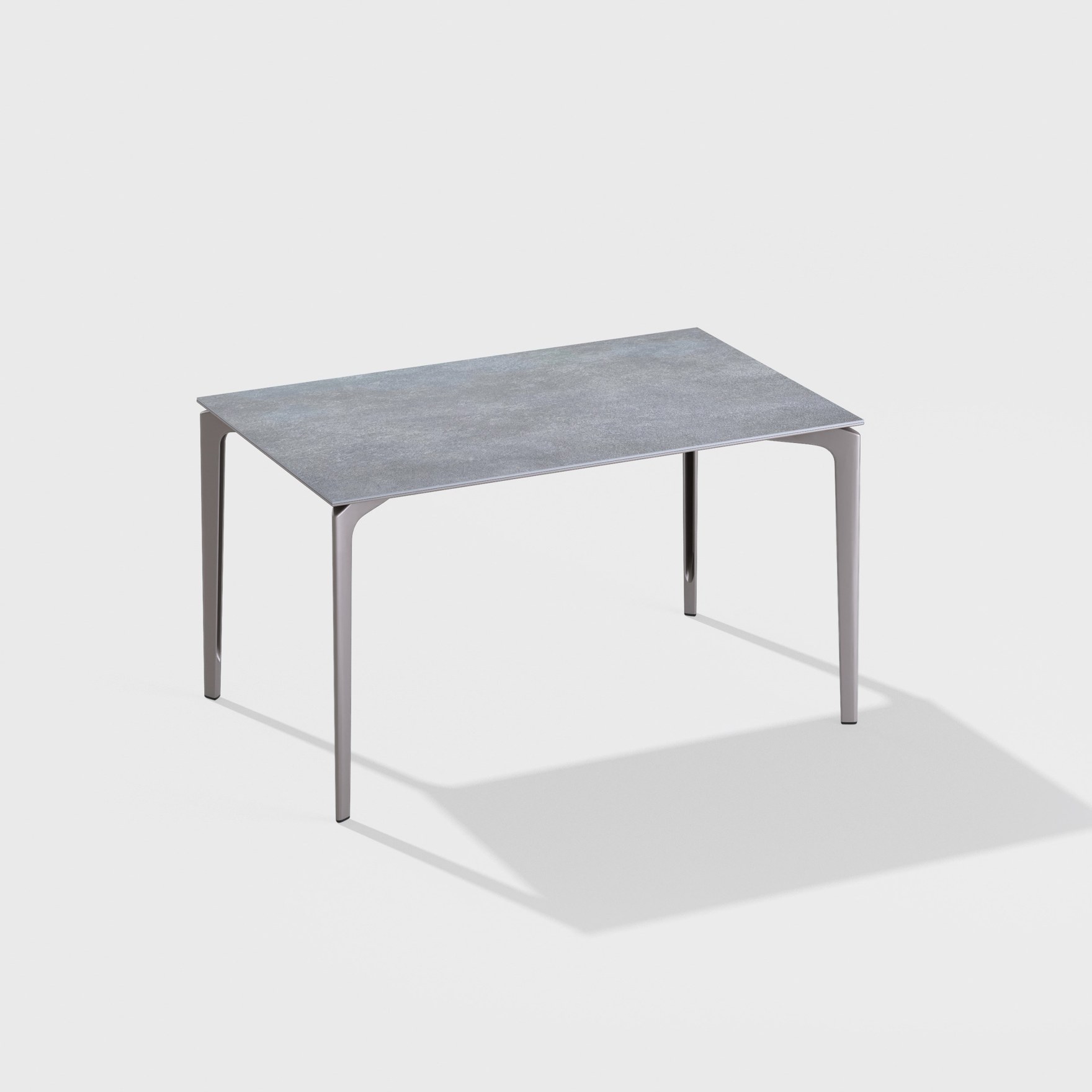 AllSize | Tavolo rettangolare in alluminio verniciato con piano in gres porcellanato 130 x 80 x h 74 cm AllSize | Tavolo rettangolare in alluminio verniciato con piano in gres porcellanato 130 x 80 x h 74 cm