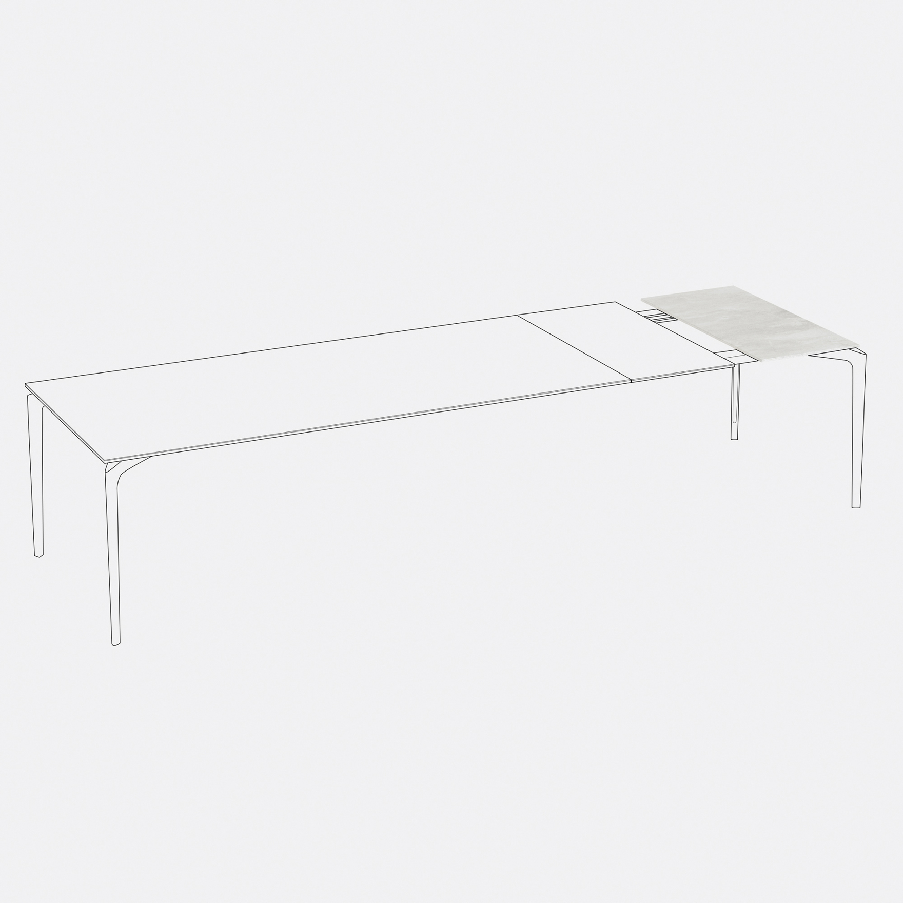 AllSize | Prolunga aggiuntiva in gres porcellanato. Utilizzo esclusivo per top in gres AllSize | Prolunga aggiuntiva in gres porcellanato. Utilizzo esclusivo per top in gres