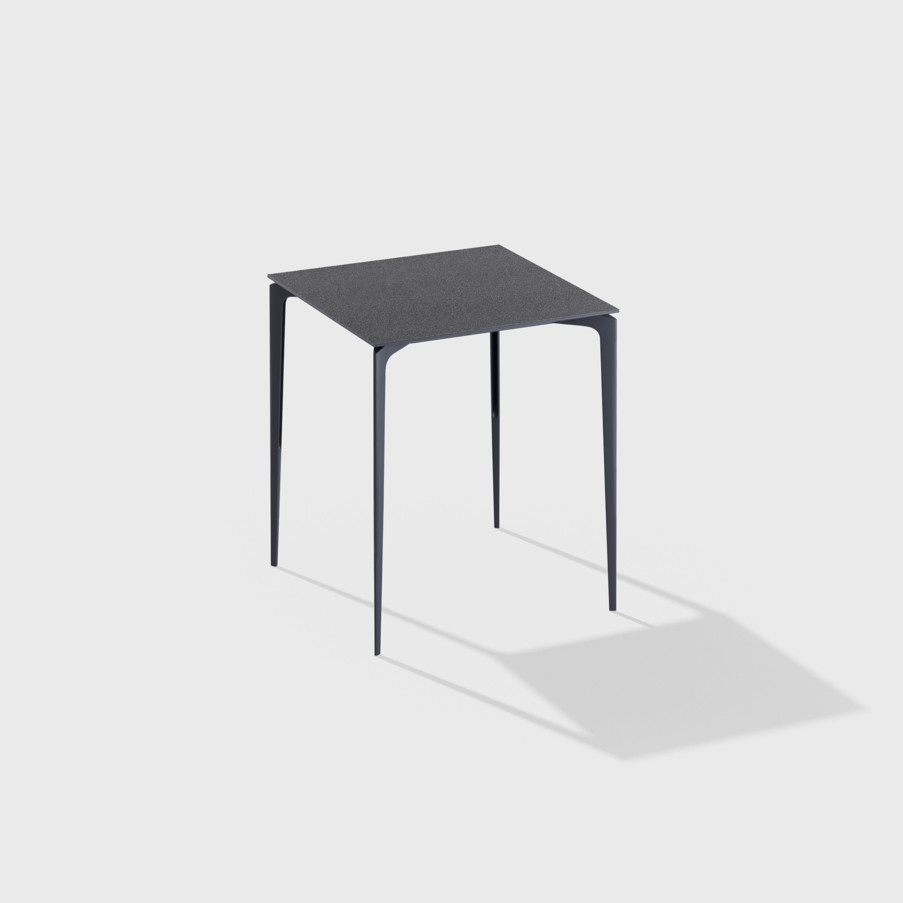 AllSize | Tavolo alto quadrato con piano in alluminio puntinato AllSize | Tavolo alto quadrato con piano in alluminio puntinato