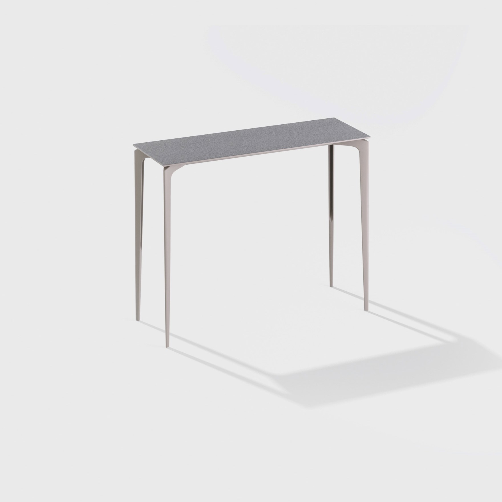 AllSize | Tavolo alto rettangolare con piano in alluminio puntinato 130/200 x 45 x h 110 cm AllSize | Tavolo alto rettangolare con piano in alluminio puntinato 130/200 x 45 x h 110 cm