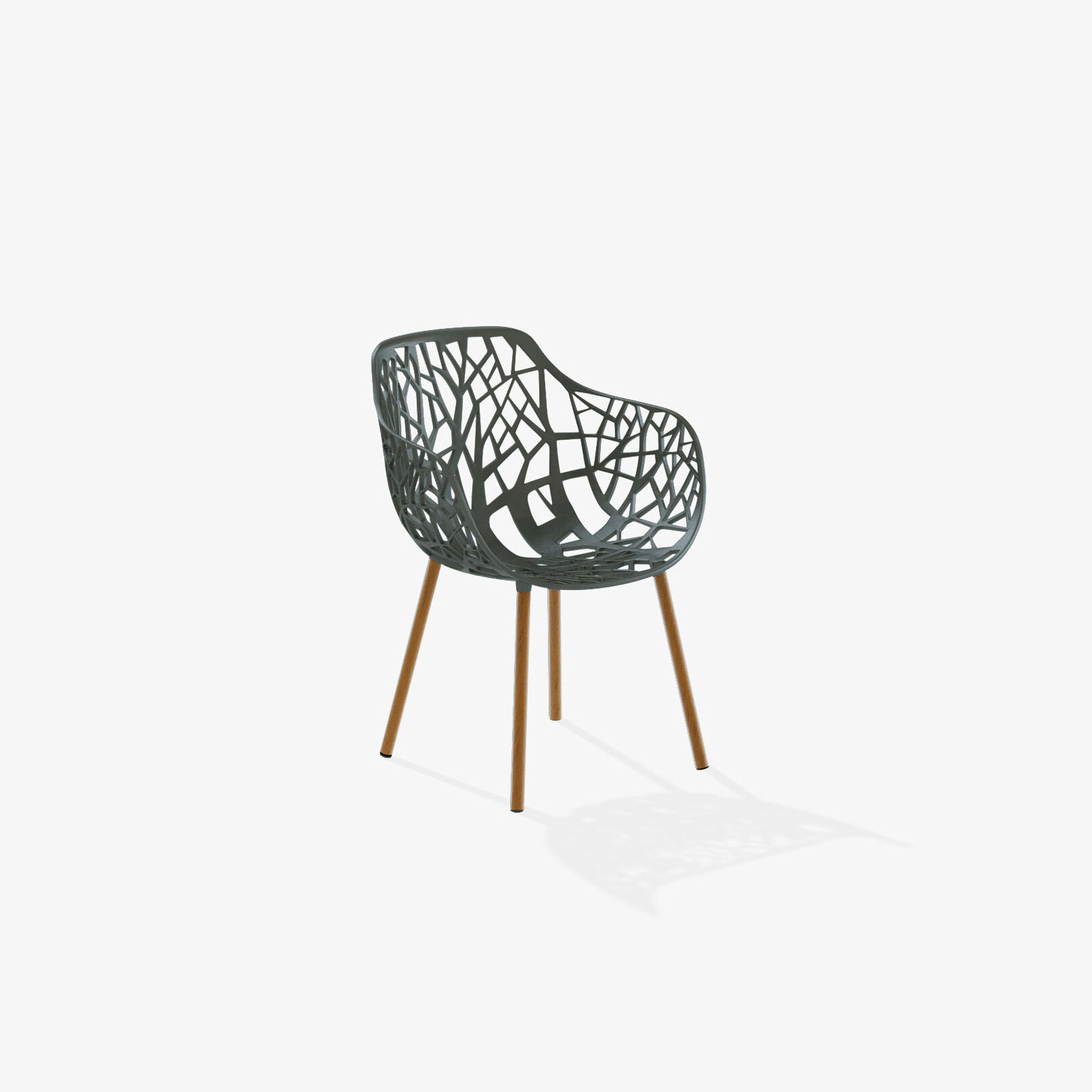 Forest | Dining armchair with legs covered in Iroko Forest | Dining armchair with legs covered in Iroko