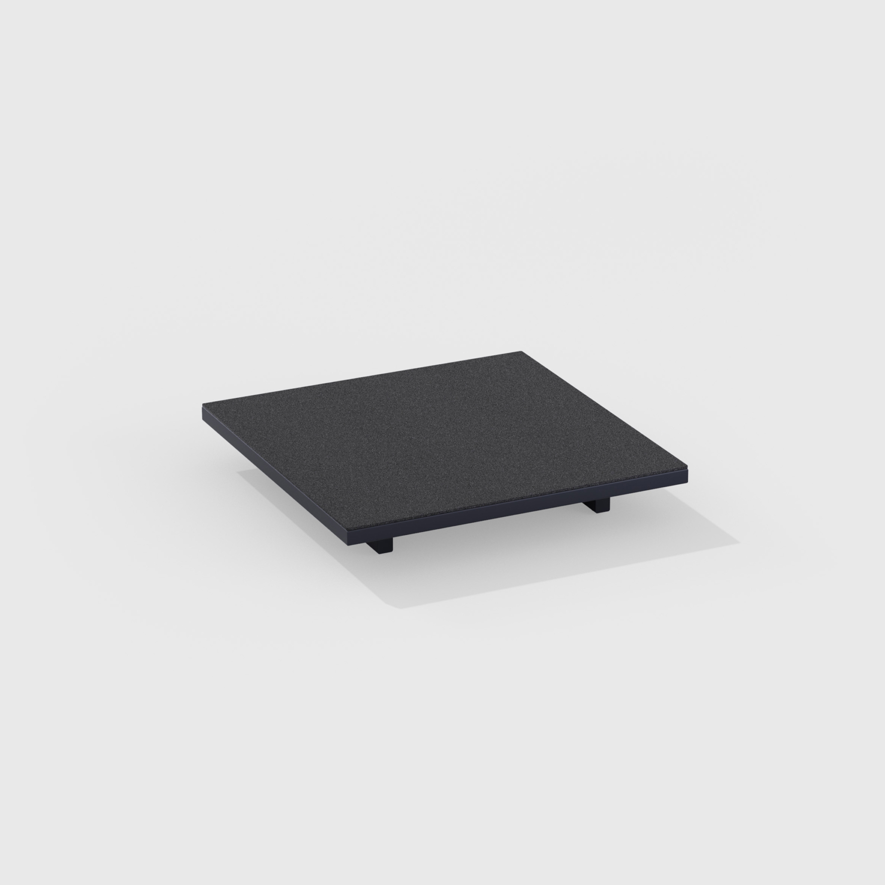 Solaris Evo | Tavolo basso quadrato con piano in alluminio puntinato 90 x 90 x h 15 cm Solaris Evo | Tavolo basso quadrato con piano in alluminio puntinato 90 x 90 x h 15 cm