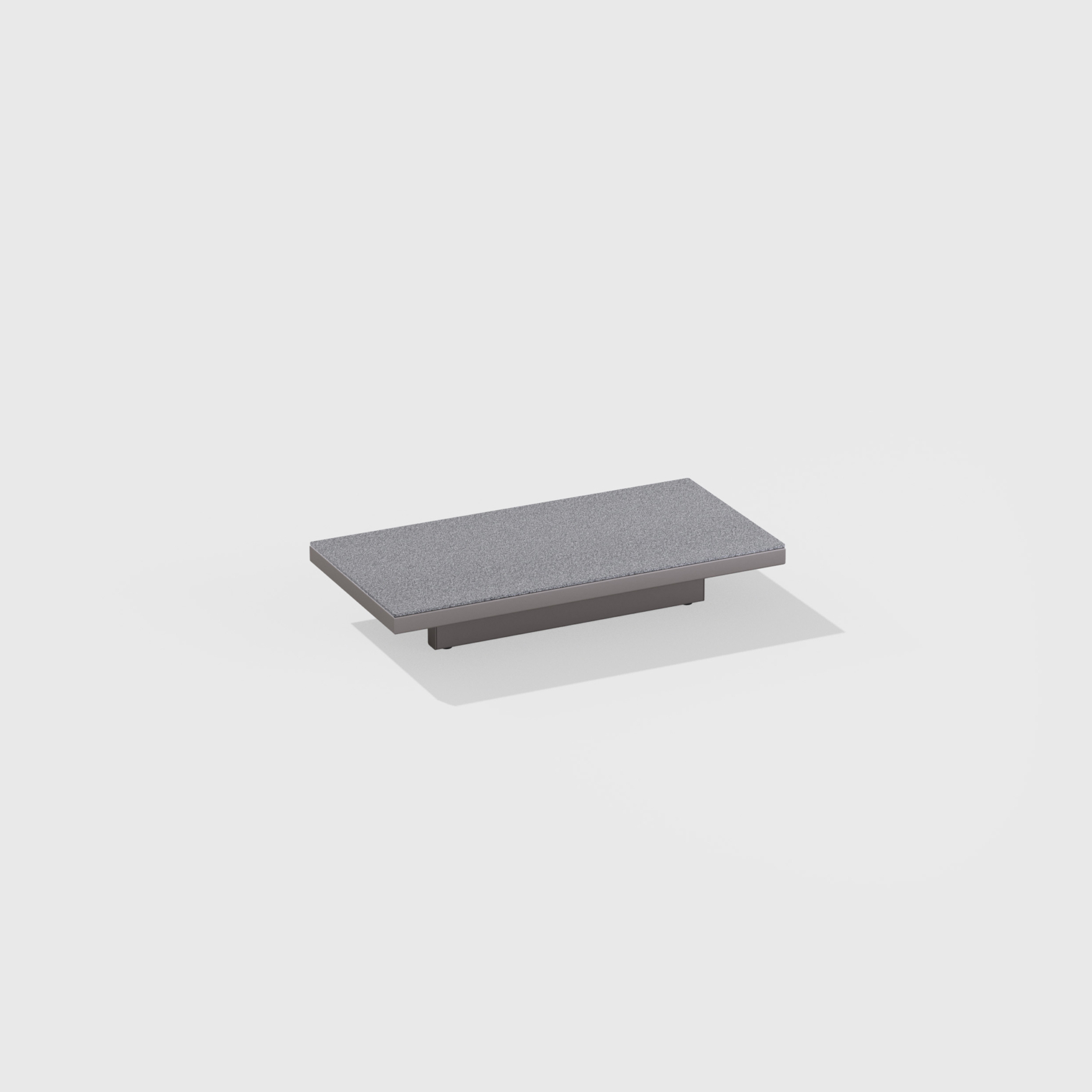 Solaris Evo | Tavolo basso rettangolare con piano in alluminio puntinato 90 x 45 x h 15 cm Solaris Evo | Tavolo basso rettangolare con piano in alluminio puntinato 90 x 45 x h 15 cm