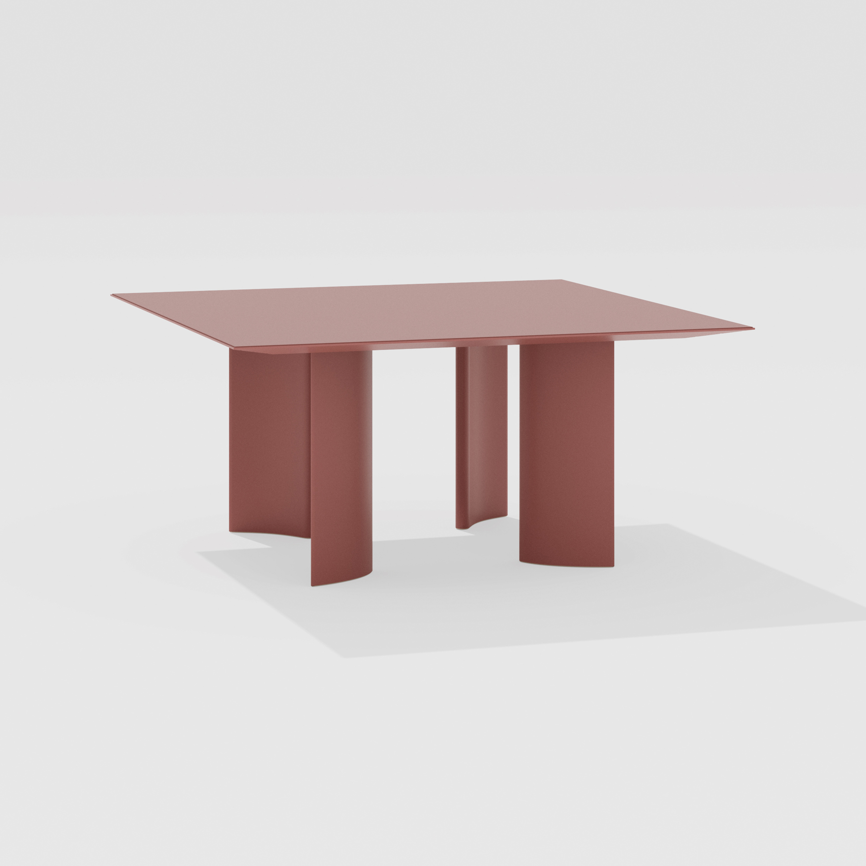 Naca | Square table 150 x 150 x h 72 cm Naca | Square table 150 x 150 x h 72 cm