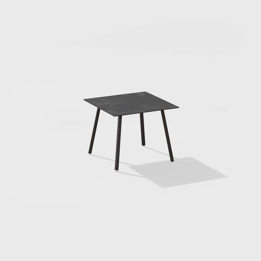 Mosaiko | Low square table with top in porcelain stoneware
