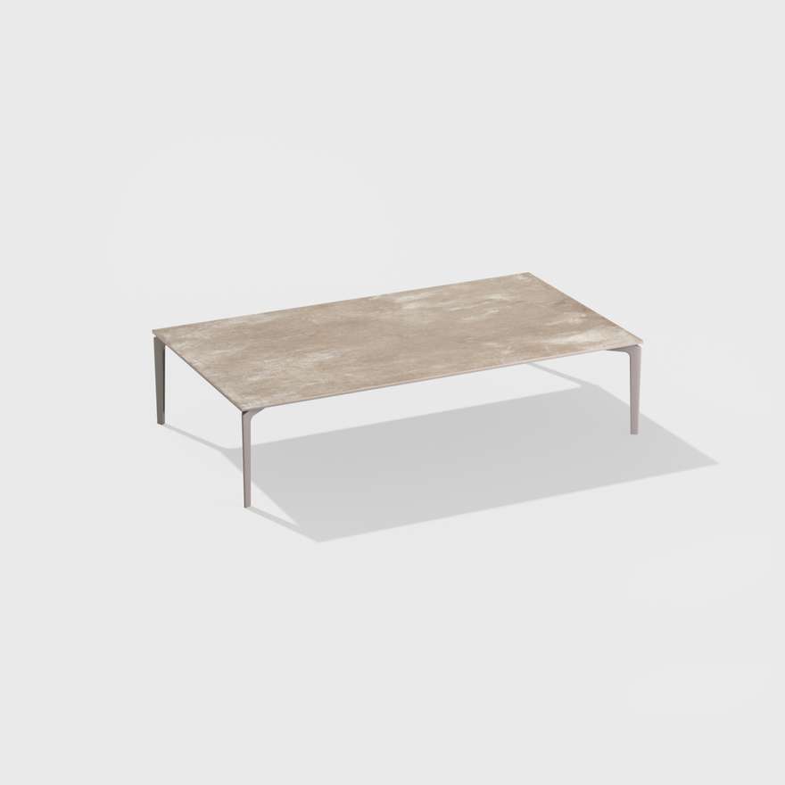 AllSize | Tavolo basso rettangolare con piano in gres porcellanato