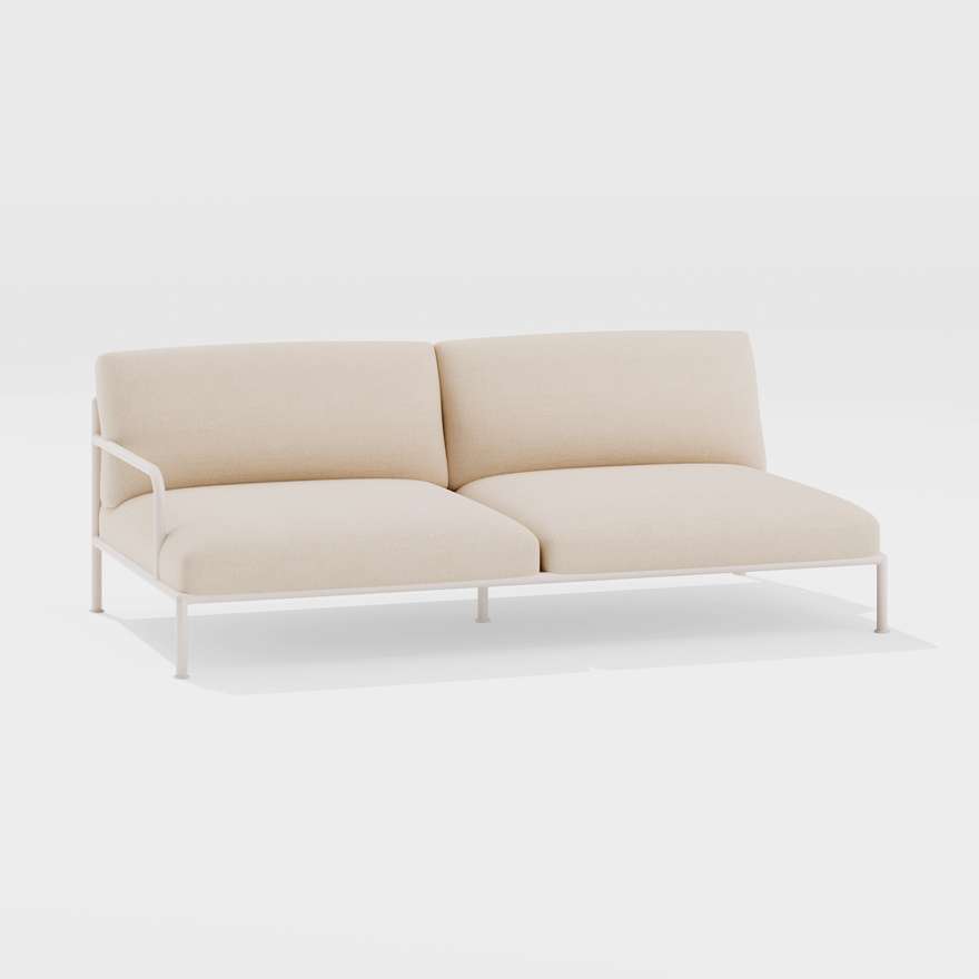 Roè | 2-seater sofa with right armrest