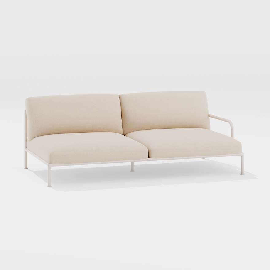 Roè | 2-seater sofa with left armrest