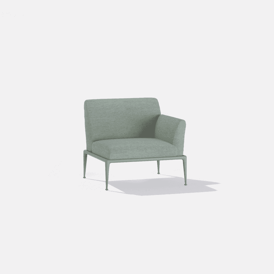 New Joint | Armchair with left armrest